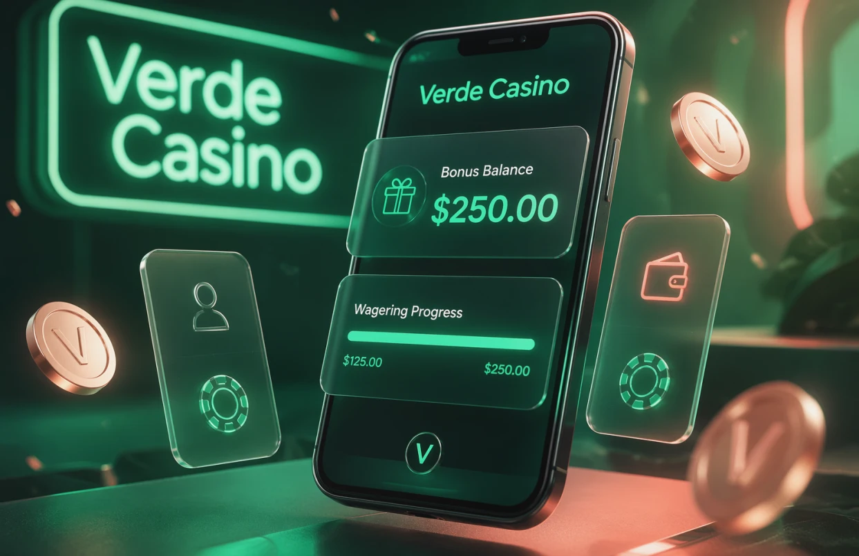 Overzicht van bonusvoorwaarden met inzetvereiste, looptijd en uitbetalingsplafond op een spelersdisplay