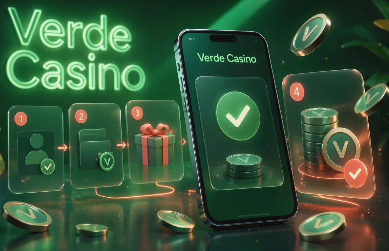 Vergelijking van een echte en een nep downloadpagina van de Verde Casino app op een smartphone